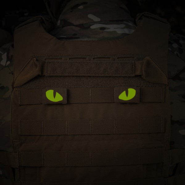 M-Tac нашивка Tiger Eyes Laser Cut (пара) Coyote/Yellow/GID - 51501995 M-Tac нашивка Tiger Eyes Laser Cut (пара) Coyote/Yellow/GID - 51501995