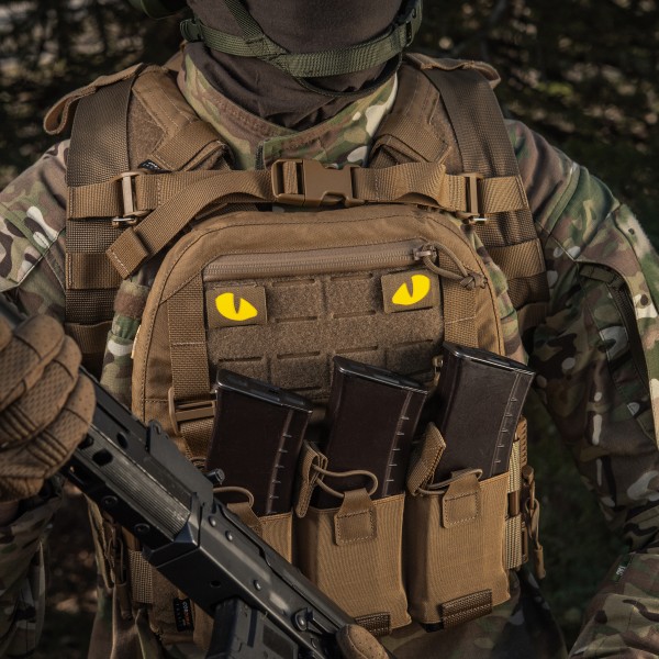 M-Tac нашивка Tiger Eyes Laser Cut (пара) Coyote/Yellow/GID - 51501995 M-Tac нашивка Tiger Eyes Laser Cut (пара) Coyote/Yellow/GID - 51501995