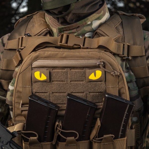 M-Tac нашивка Tiger Eyes Laser Cut (пара) Coyote/Yellow/GID - 51501995 M-Tac нашивка Tiger Eyes Laser Cut (пара) Coyote/Yellow/GID - 51501995