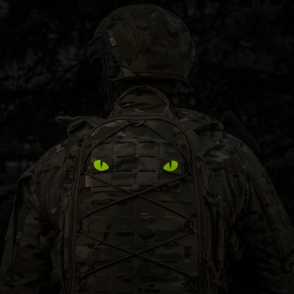 M-Tac нашивка Tiger Eyes Laser Cut (пара) Multicam/Yellow/GID - 51501998