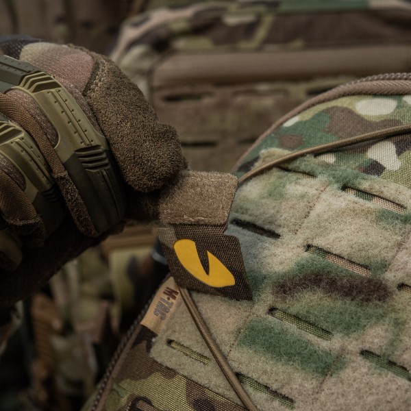 M-Tac нашивка Tiger Eyes Laser Cut (пара) Multicam/Yellow/GID - 51501998