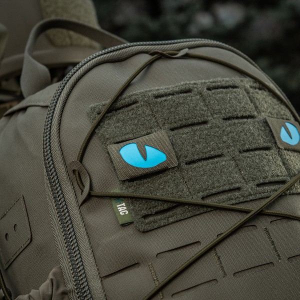 M-Tac нашивка Tiger Eyes Laser Cut (пара) Ranger Green/Blue/GID - 51502923