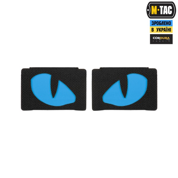 M-Tac нашивка Tiger Eyes Laser Cut (пара) Black/Blue/GID - 51502992 M-Tac нашивка Tiger Eyes Laser Cut (пара) Black/Blue/GID - 51502992