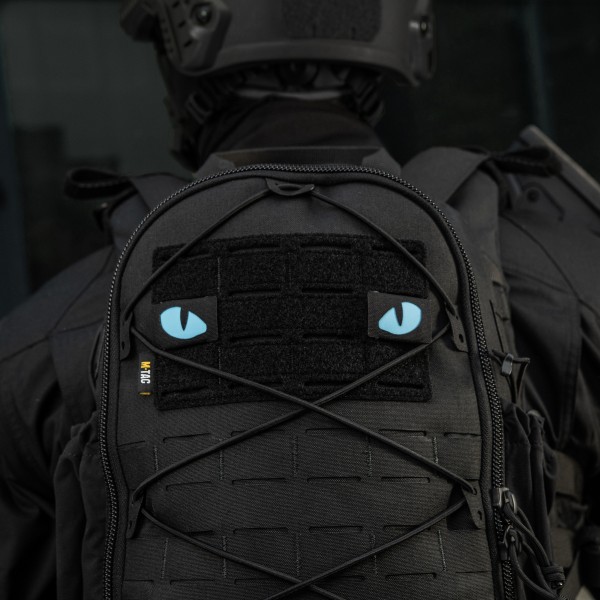 M-Tac нашивка Tiger Eyes Laser Cut (пара) Black/Blue/GID - 51502992 M-Tac нашивка Tiger Eyes Laser Cut (пара) Black/Blue/GID - 51502992