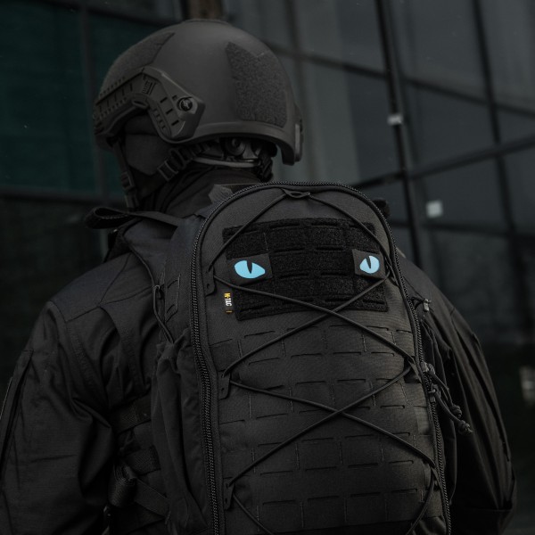 M-Tac нашивка Tiger Eyes Laser Cut (пара) Black/Blue/GID - 51502992 M-Tac нашивка Tiger Eyes Laser Cut (пара) Black/Blue/GID - 51502992