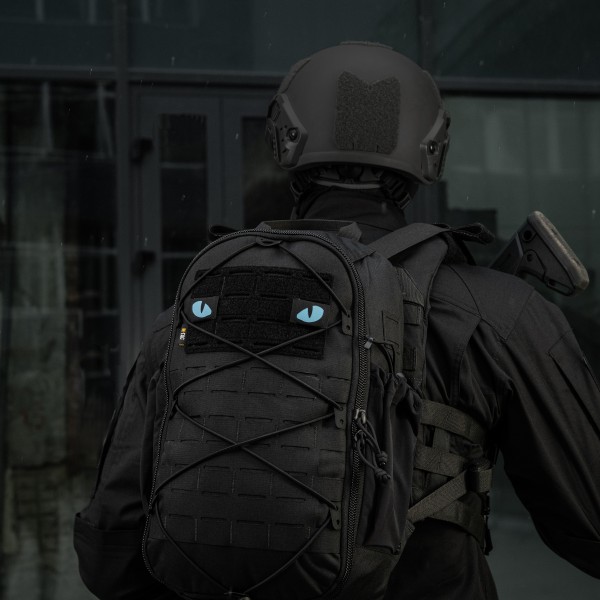 M-Tac нашивка Tiger Eyes Laser Cut (пара) Black/Blue/GID - 51502992 M-Tac нашивка Tiger Eyes Laser Cut (пара) Black/Blue/GID - 51502992