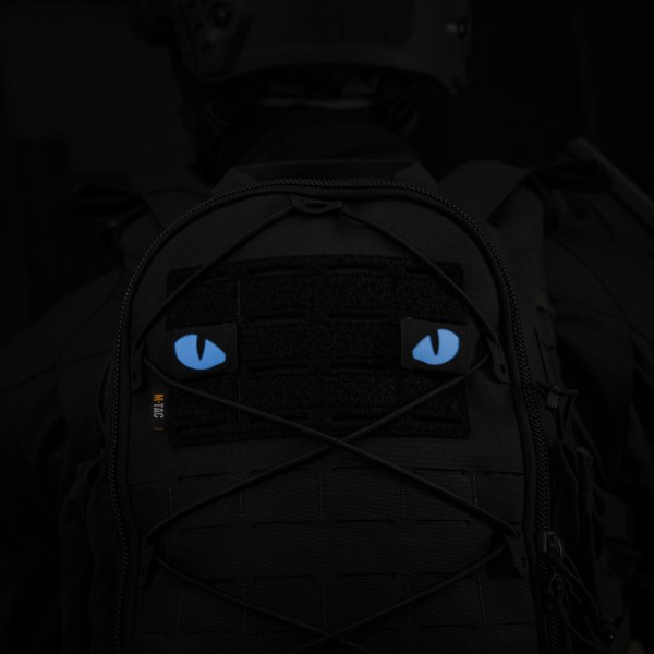 M-Tac нашивка Tiger Eyes Laser Cut (пара) Black/Blue/GID - 51502992 M-Tac нашивка Tiger Eyes Laser Cut (пара) Black/Blue/GID - 51502992