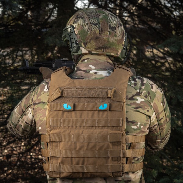 M-Tac нашивка Tiger Eyes Laser Cut (пара) Coyote/Blue/GID - 51502995 M-Tac нашивка Tiger Eyes Laser Cut (пара) Coyote/Blue/GID - 51502995