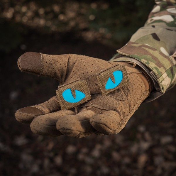 M-Tac нашивка Tiger Eyes Laser Cut (пара) Coyote/Blue/GID - 51502995 M-Tac нашивка Tiger Eyes Laser Cut (пара) Coyote/Blue/GID - 51502995