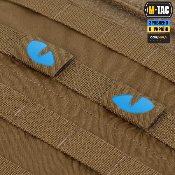 M-Tac нашивка Tiger Eyes Laser Cut (пара) Coyote/Blue/GID - 51502995 M-Tac нашивка Tiger Eyes Laser Cut (пара) Coyote/Blue/GID - 51502995