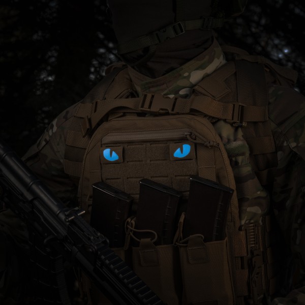 M-Tac нашивка Tiger Eyes Laser Cut (пара) Coyote/Blue/GID - 51502995 M-Tac нашивка Tiger Eyes Laser Cut (пара) Coyote/Blue/GID - 51502995