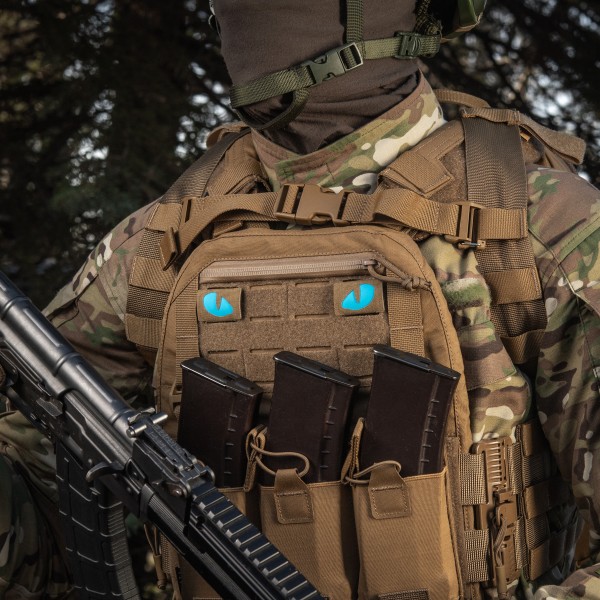 M-Tac нашивка Tiger Eyes Laser Cut (пара) Coyote/Blue/GID - 51502995 M-Tac нашивка Tiger Eyes Laser Cut (пара) Coyote/Blue/GID - 51502995