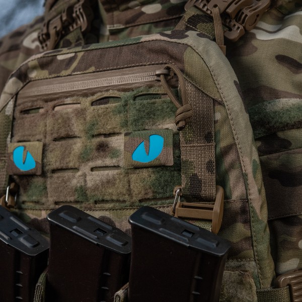 M-Tac нашивка Tiger Eyes Laser Cut (пара) Multicam/Blue/GID - 51502998