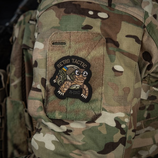 M-Tac нашивка Retro Tactic (вышивка) Black - 51505002