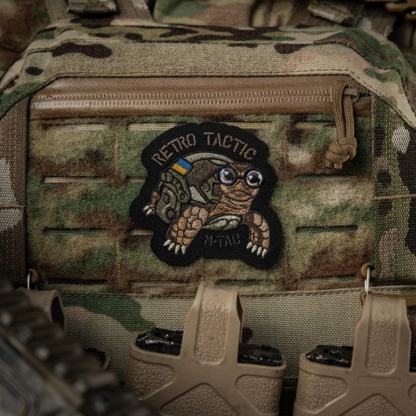M-Tac нашивка Retro Tactic (вышивка) Black - 51505002