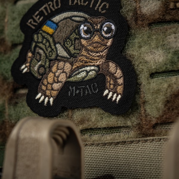 M-Tac нашивка Retro Tactic (вышивка) Black - 51505002