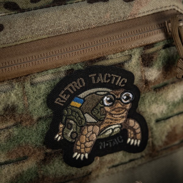 M-Tac нашивка Retro Tactic (вышивка) Black - 51505002