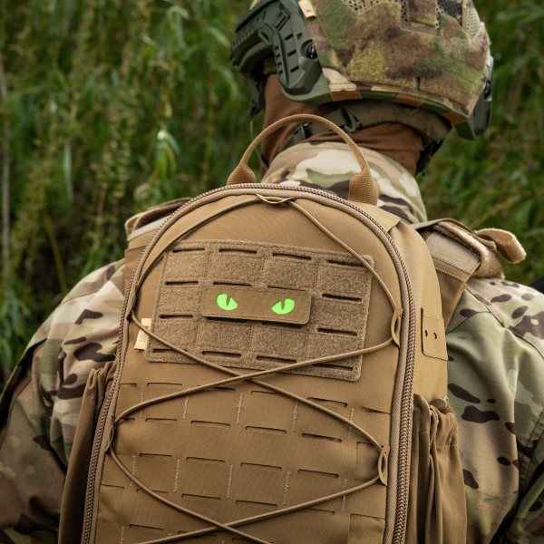 M-Tac нашивка Cat Eyes Laser Cut Coyote/Green/GID - 51507005 M-Tac нашивка Cat Eyes Laser Cut Coyote/Green/GID - 51507005