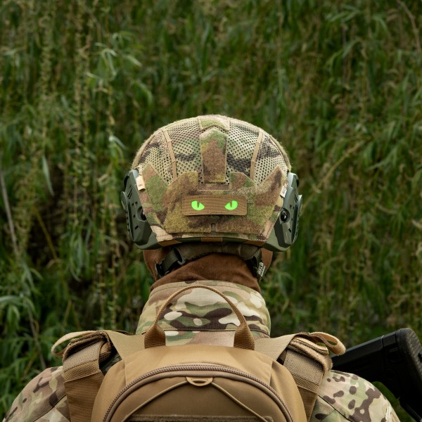 M-Tac нашивка Cat Eyes Laser Cut Coyote/Green/GID - 51507005 M-Tac нашивка Cat Eyes Laser Cut Coyote/Green/GID - 51507005