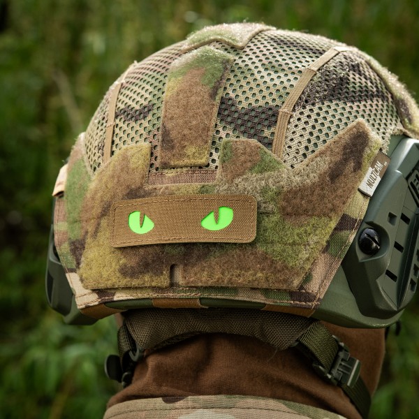 M-Tac нашивка Cat Eyes Laser Cut Coyote/Green/GID - 51507005 M-Tac нашивка Cat Eyes Laser Cut Coyote/Green/GID - 51507005