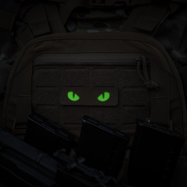 M-Tac нашивка Cat Eyes Laser Cut Coyote/Green/GID - 51507005 M-Tac нашивка Cat Eyes Laser Cut Coyote/Green/GID - 51507005