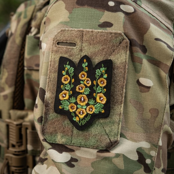 M-Tac нашивка Тризуб Мальви (вишивка) Black - 51508002 M-Tac нашивка Тризуб Мальви (вишивка) Black - 51508002