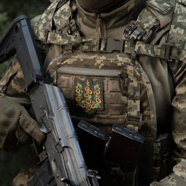 M-Tac нашивка Тризуб Мальви (вишивка) Ranger Green - 51508023