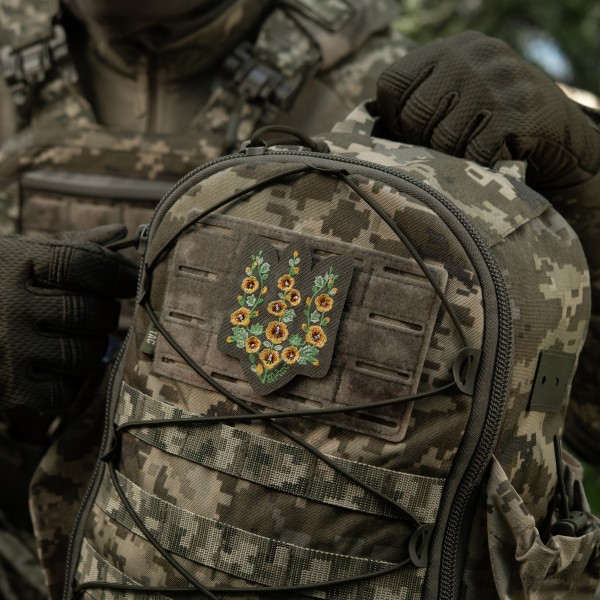 M-Tac нашивка Тризуб Мальви (вишивка) Ranger Green - 51508023