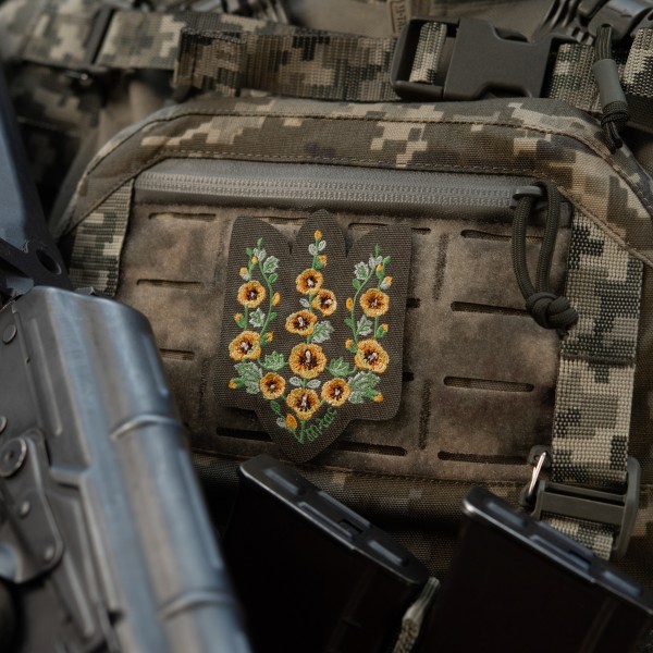M-Tac нашивка Тризуб Мальви (вишивка) Ranger Green - 51508023