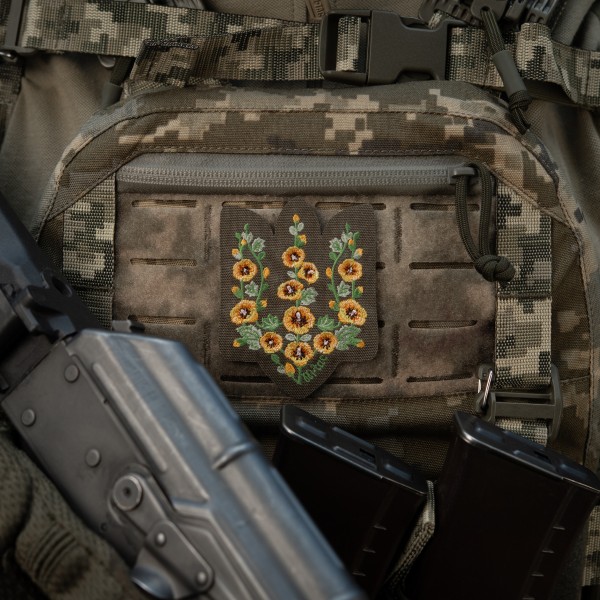 M-Tac нашивка Тризуб Мальви (вишивка) Ranger Green - 51508023