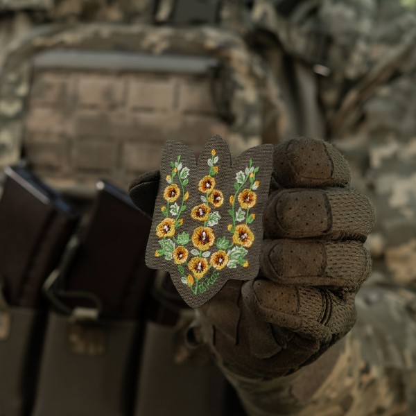 M-Tac нашивка Тризуб Мальви (вишивка) Ranger Green - 51508023