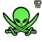 M-Tac нашивка НЛО оператор GID Black/Green
