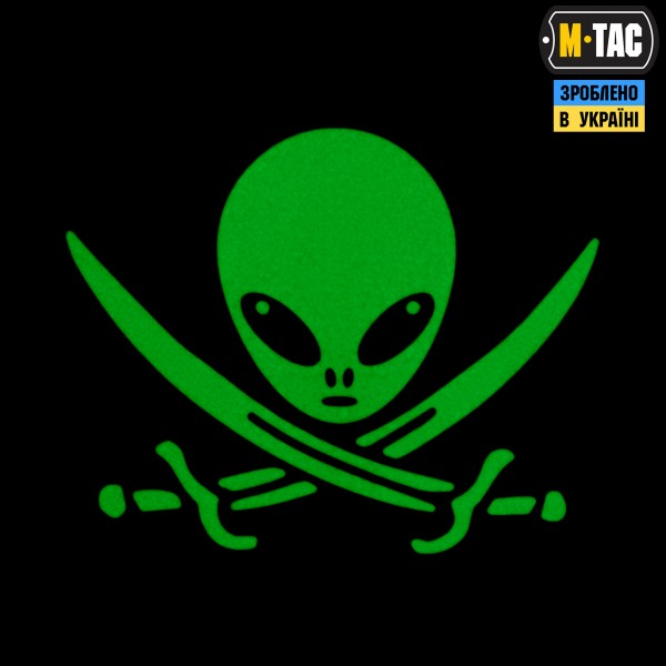 M-Tac нашивка НЛО оператор GID Black/Green - 51509002 M-Tac нашивка НЛО оператор GID Black/Green - 51509002