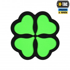 M-Tac нашивка Конюшина GID Black/Green