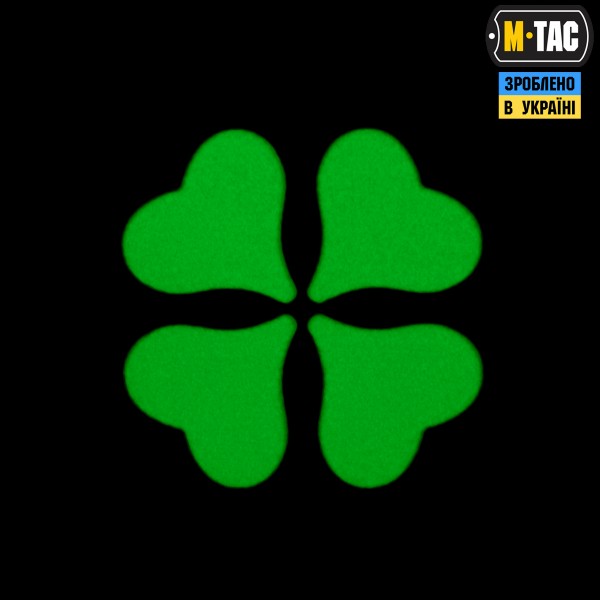 M-Tac нашивка Конюшина GID Black/Green - 51510002