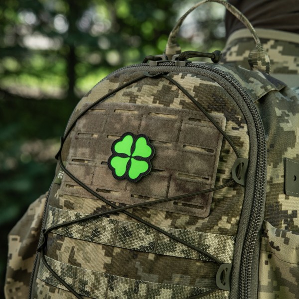 M-Tac нашивка Конюшина GID Black/Green - 51510002