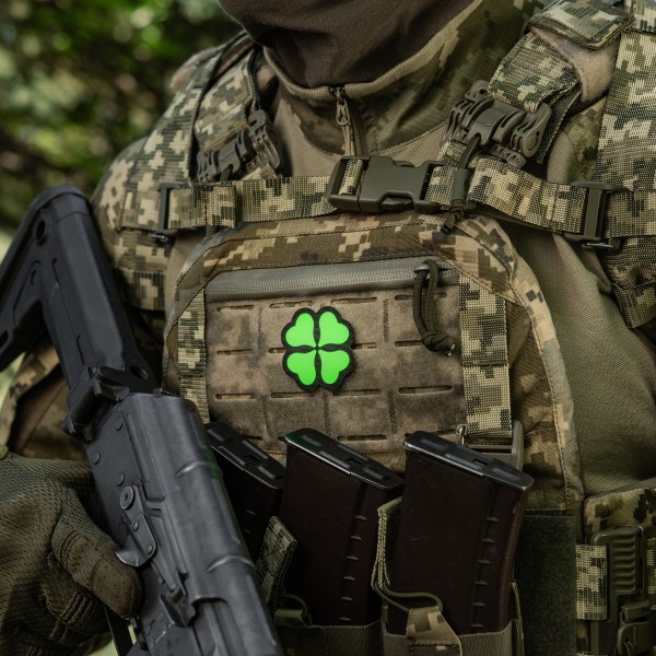 M-Tac нашивка Конюшина GID Black/Green - 51510002