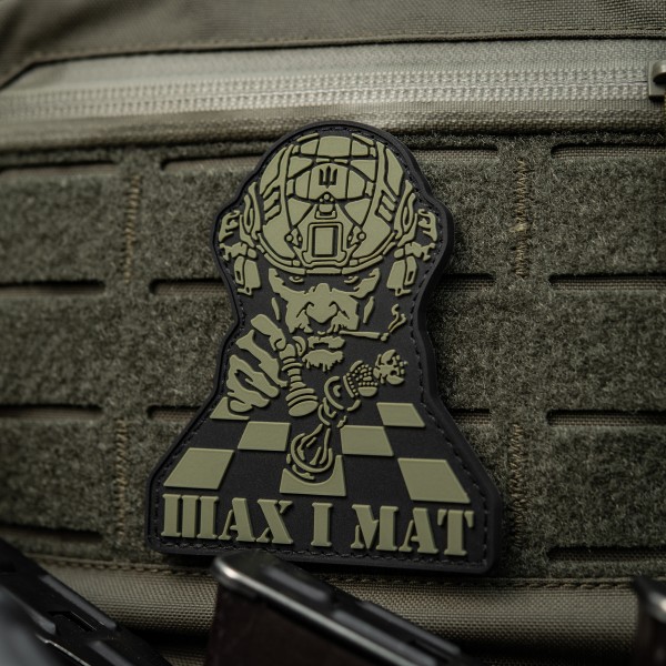 M-Tac нашивка Шах і Мат Black/Olive - 51511201 M-Tac нашивка Шах і Мат Black/Olive - 51511201