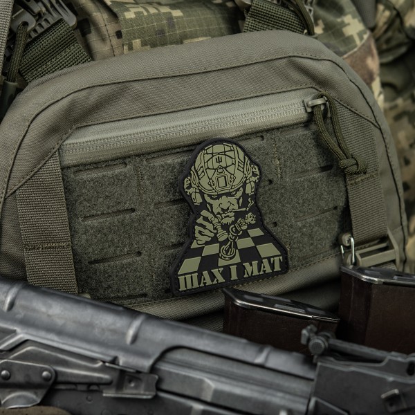 M-Tac нашивка Шах і Мат Black/Olive - 51511201 M-Tac нашивка Шах і Мат Black/Olive - 51511201