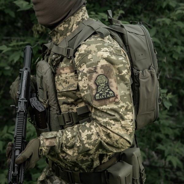M-Tac нашивка Шах і Мат Black/Olive - 51511201 M-Tac нашивка Шах і Мат Black/Olive - 51511201