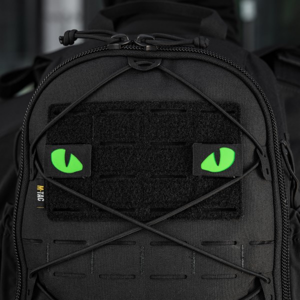 M-Tac нашивка Tiger Eyes Laser Cut (пара) Black/Green/GID - 51512002 M-Tac нашивка Tiger Eyes Laser Cut (пара) Black/Green/GID - 51512002