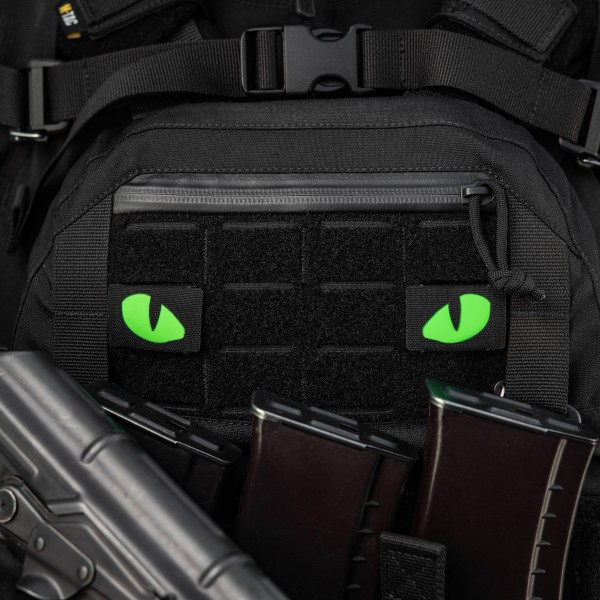 M-Tac нашивка Tiger Eyes Laser Cut (пара) Black/Green/GID - 51512002 M-Tac нашивка Tiger Eyes Laser Cut (пара) Black/Green/GID - 51512002