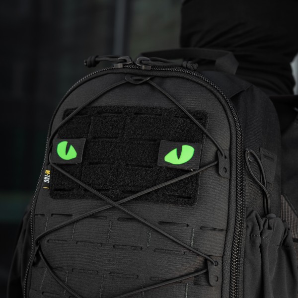 M-Tac нашивка Tiger Eyes Laser Cut (пара) Black/Green/GID - 51512002 M-Tac нашивка Tiger Eyes Laser Cut (пара) Black/Green/GID - 51512002