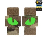 M-Tac нашивка Tiger Eyes Laser Cut (пара) Multicam/Green/GID
