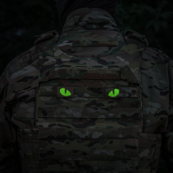 M-Tac нашивка Tiger Eyes Laser Cut (пара) Multicam/Green/GID - 51512008 M-Tac нашивка Tiger Eyes Laser Cut (пара) Multicam/Green/GID - 51512008