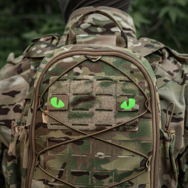 M-Tac нашивка Tiger Eyes Laser Cut (пара) Multicam/Green/GID - 51512008 M-Tac нашивка Tiger Eyes Laser Cut (пара) Multicam/Green/GID - 51512008