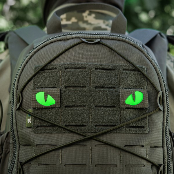 M-Tac нашивка Tiger Eyes Laser Cut (пара) Ranger Green/Green/GID - 51512023 M-Tac нашивка Tiger Eyes Laser Cut (пара) Ranger Green/Green/GID - 51512023