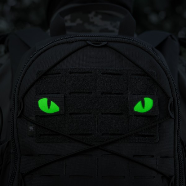 M-Tac нашивка Tiger Eyes Laser Cut (пара) Ranger Green/Green/GID - 51512023 M-Tac нашивка Tiger Eyes Laser Cut (пара) Ranger Green/Green/GID - 51512023