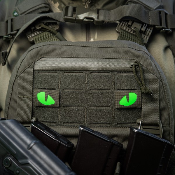 M-Tac нашивка Tiger Eyes Laser Cut (пара) Ranger Green/Green/GID - 51512023 M-Tac нашивка Tiger Eyes Laser Cut (пара) Ranger Green/Green/GID - 51512023