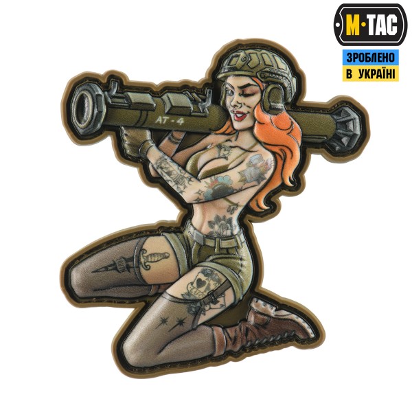 M-Tac нашивка Tactical girl №9 PVC Tattoo - 51519002